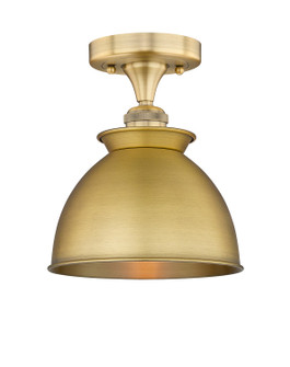 Edison One Light Semi-Flush Mount in Brushed Brass (405|6161FBBM14BB)