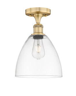 Edison One Light Semi-Flush Mount in Brushed Brass (405|6161FBBGBD92)