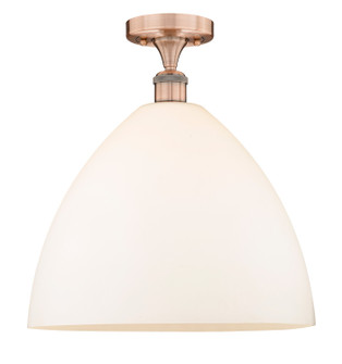 Edison One Light Semi-Flush Mount in Antique Copper (405|6161FACGBD161)