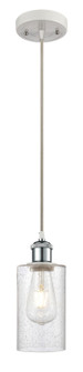 Ballston One Light Mini Pendant in White Polished Chrome (405|5161PWPCG804)