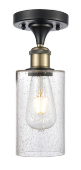 Ballston One Light Semi-Flush Mount in Black Antique Brass (405|5161CBABG804)