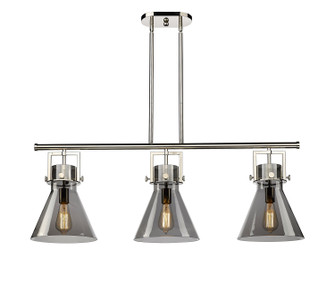 Downtown Urban Three Light Island Pendant in Polished Nickel (405|4113IPNG41110SM)