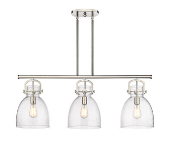 Downtown Urban Three Light Island Pendant in Polished Nickel (405|4103IPNG41210SDY)