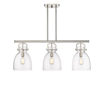 Downtown Urban Three Light Island Pendant in Polished Nickel (405|4103IPNG41210CL)