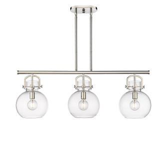 Downtown Urban Three Light Island Pendant in Polished Nickel (405|4103IPNG41010CL)