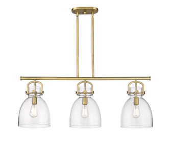 Downtown Urban Three Light Island Pendant in Brushed Brass (405|4103IBBG41210SDY)