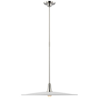 Truesdell LED Pendant in Polished Nickel (268|TOB5492PNWHT)