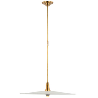 Truesdell LED Pendant in Hand-Rubbed Antique Brass (268|TOB5492HABWHT)