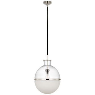 Maxey LED Pendant in Polished Nickel (268|TOB5486PNCGWG)