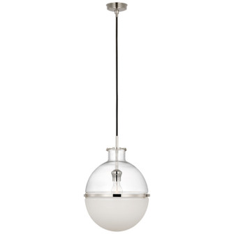 Maxey LED Pendant in Polished Nickel (268|TOB5486PNCGWG)