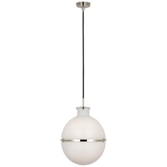 Maxey LED Pendant in Polished Nickel (268|TOB5486PNWG)