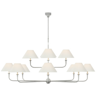 Piaf LED Chandelier in Plaster White (268|TOB5458PWL)