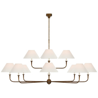 Piaf LED Chandelier in Antique Gild (268|TOB5458AGL)