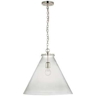 Katie Conical LED Pendant in Polished Nickel (268|TOB5227PNG6CG)