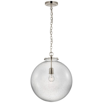 Katie Globe LED Pendant in Polished Nickel (268|TOB5227PNG4SG)