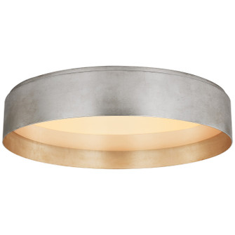 Shaw LED Flush Mount in Burnished Silver Leaf (268|S4044BSL)