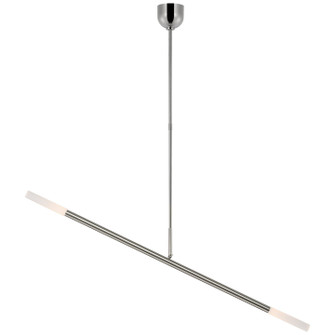 Rousseau LED Linear Chandelier in Polished Nickel (268|KW5597PNEC)