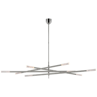 Rousseau LED Chandelier in Polished Nickel (268|KW5595PNSG)