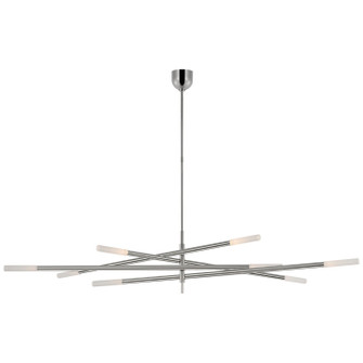 Rousseau LED Chandelier in Polished Nickel (268|KW5595PNEC)