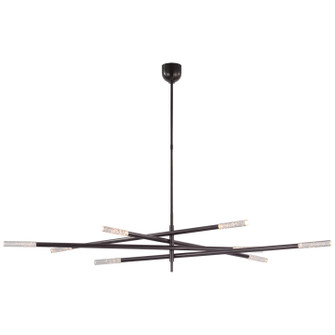 Rousseau LED Chandelier in Bronze (268|KW5595BZSG)