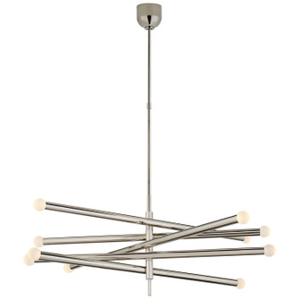 Rousseau LED Chandelier in Polished Nickel (268|KW5587PNECG)