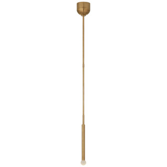 Rousseau LED Pendant in Antique-Burnished Brass (268|KW5586ABECG)