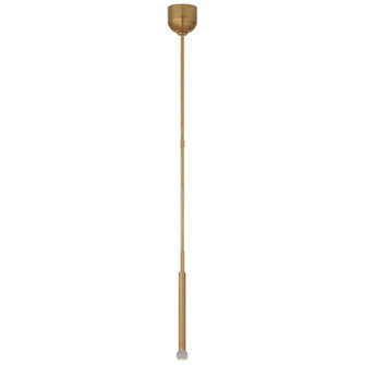 Rousseau LED Pendant in Antique-Burnished Brass (268|KW5586ABCG)