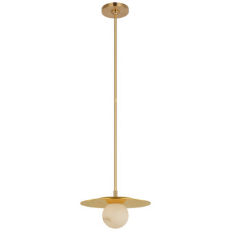 Pertica LED Pendant in Mirrored Antique Brass (268|KW5525MABALB)