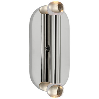 Rousseau LED Wall Sconce in Polished Nickel (268|KW2282PNCG)