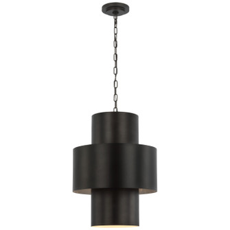 Chalmette LED Pendant in Aged Iron (268|JN5331AI)