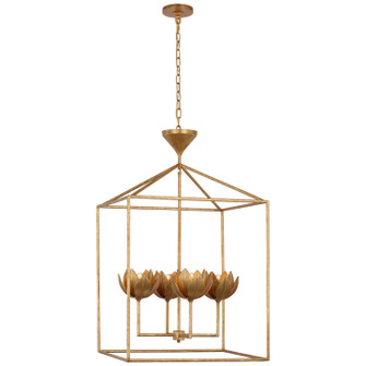 Alberto LED Pendant in Antique Gold Leaf (268|JN5303AGL)