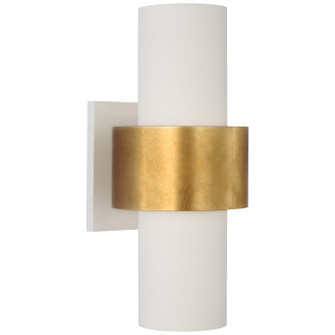 Chalmette LED Wall Sconce in Plaster White and Gild (268|JN2300PWG)