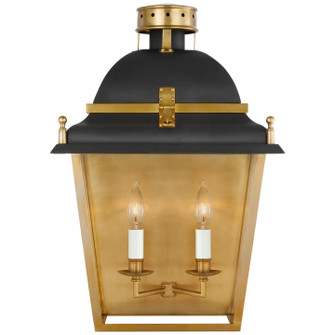 Coventry LED Wall Sconce in Black and Antique-Burnished Brass (268|CHD2108BLKAB)