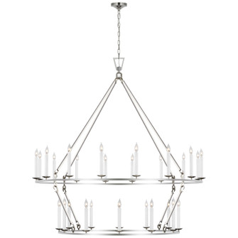 Darlana Ring LED Chandelier in Polished Nickel (268|CHC5277PN)