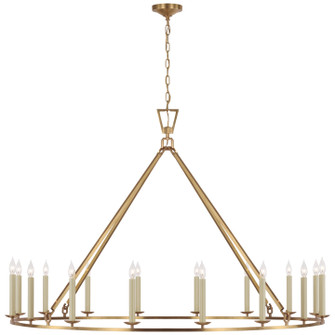 Darlana Ring LED Chandelier in Antique-Burnished Brass (268|CHC5275AB)
