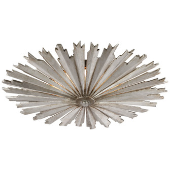 Claymore LED Flush Mount in Burnished Silver Leaf (268|CHC4400BSL)