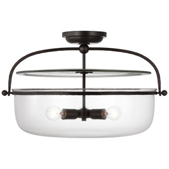 Lorford LED Semi-Flush Mount in Aged Iron (268|CHC4272AICG)
