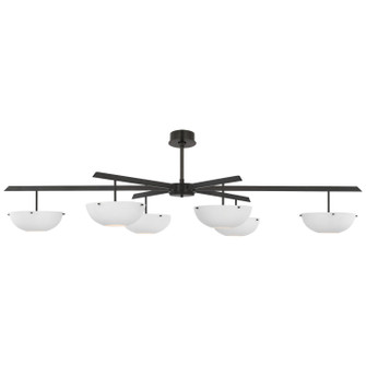 Valencia LED Chandelier in Bronze (268|ARN5521BZWHT)