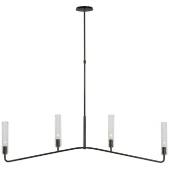 Casoria LED Linear Chandelier in Bronze (268|ARN5510BZCG)