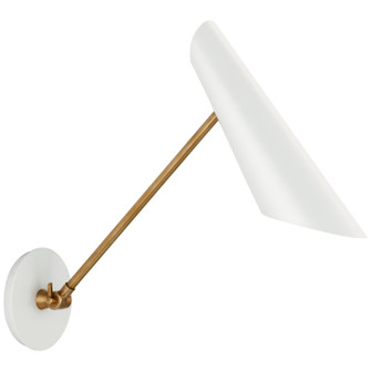 Franca LED Wall Sconce in Hand-Rubbed Antique Brass (268|ARN2412HABWHT)
