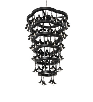Cretella LED Chandelier in Solar Black (57|257009)