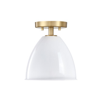 Biba One Light Semi Flush Mount in Brushed Gold (43|D300MSFBG)