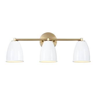 Biba Three Light Vanity in Brushed Gold (43|D300M3BBG)