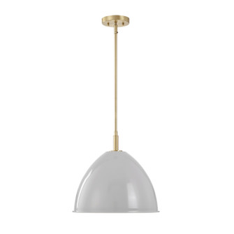 Biba One Light Pendant in Brushed Gold (43|D287M15PBG)