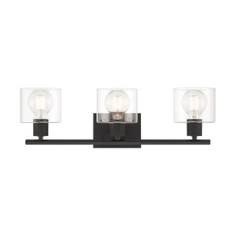 Vibrato Three Light Vanity in Matte Black (43|D285M3BMB)