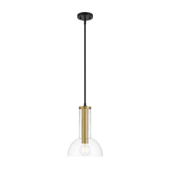 Nova One Light Pendant in Matte Black (43|D283M10PMB)