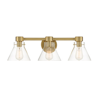 Willow Creek (existing DF extension) Three Light Vanity in Brushed Gold (43|D204M3BBG)
