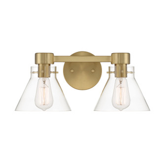 Willow Creek (existing DF extension) Two Light Vanity in Brushed Gold (43|D204M2BBG)