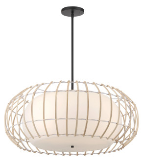 Watermill by Robin Baron Four Light Pendant in Coal (7|110666A)