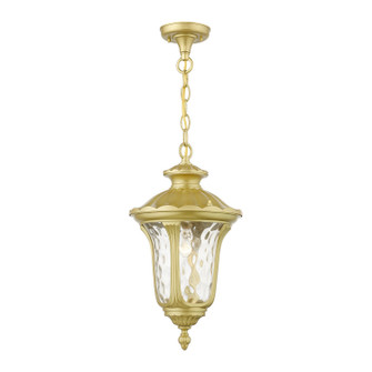 Oxford One Light Outdoor Pendant in Soft Gold (107|785433)